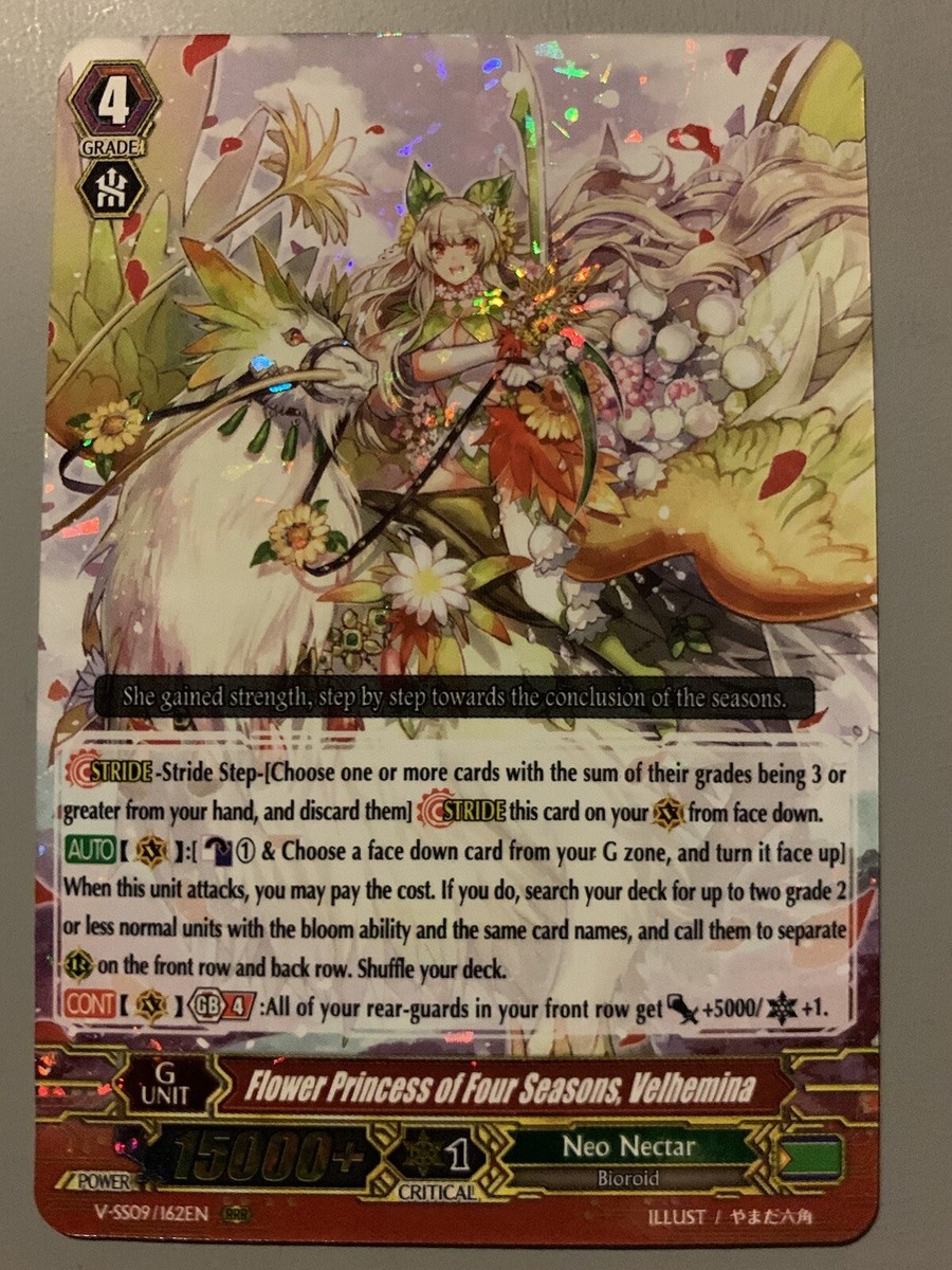 CARDFIGHT VANGUARD FLOWER PRINCESS OF FOUR SEASONS VELHEMINA V
