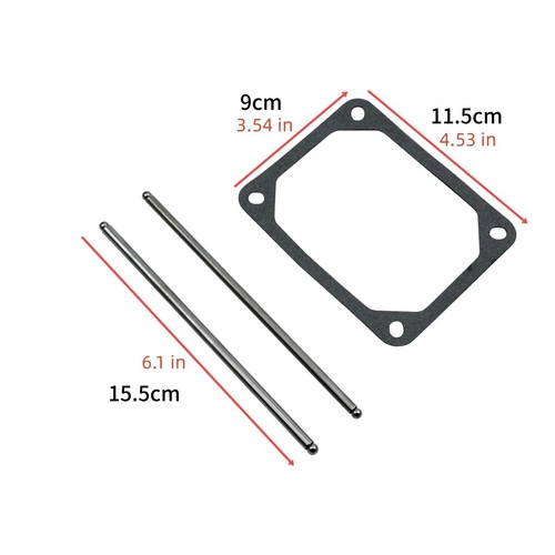 For Briggs & Stratton Push Rod Set & Valve Cover Gasket 690981 690982 690971 - Picture 12 of 13