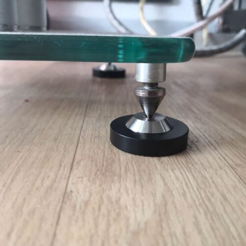 4 Stück 39*12 mm HiFi Audio Lautsprecher Verstärker DAC CD Spike Basis Pad Isolierung Füße - Bild 4 von 12