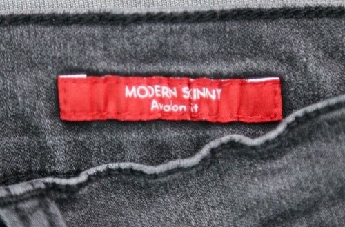 Hombres Guess Jeans Modernos Ajustados Avalon Calce Cordón Moto Negro Talla 32 (Msr 31x31) - Imagen 4 de 10