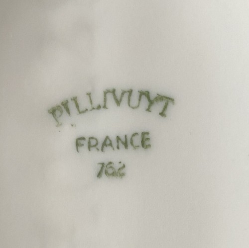 Vtg Double Spout Porcelain Sauce Boat/Separator - Pillivuyt France, 6-3/8" Long - Picture 11 of 12