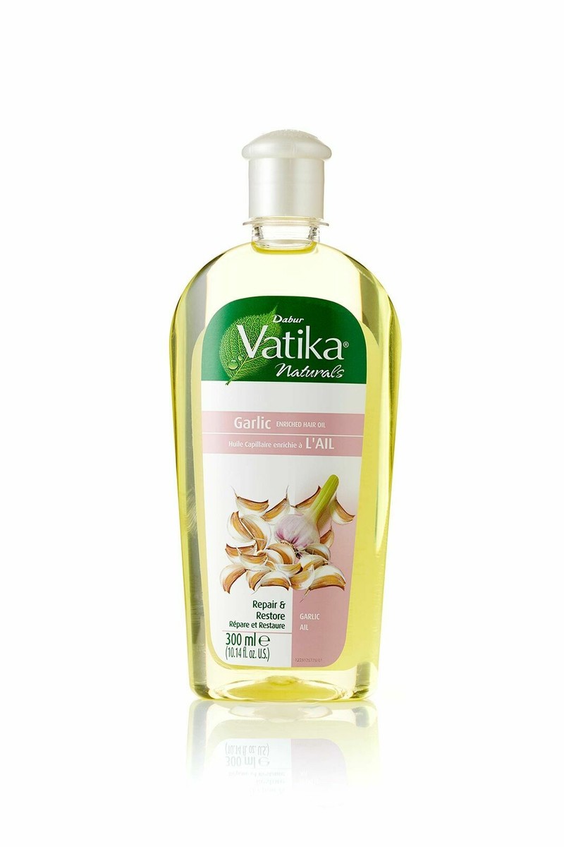 Pack of 1 300ml Dabur Vatika GARLIC Enriched Hair Oil For Repair And Restore
