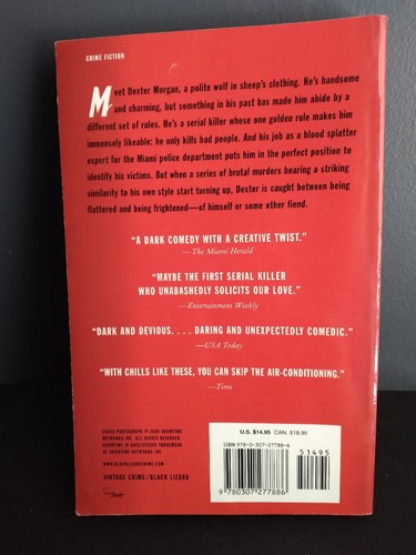 DARKLY DREAMING DEXTER, paperback by Jeff Lindsay - Picture 2 of 3
