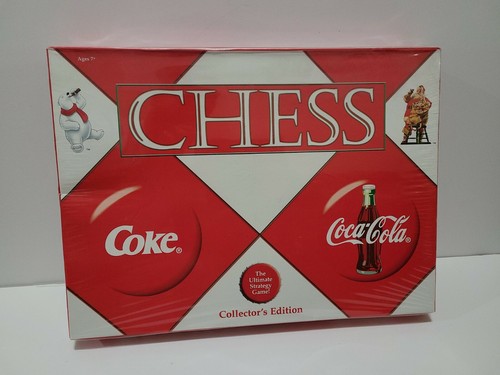 Coca Cola Coke Chess Set Game Collector's Edition 2002 Holiday Christmas Sealed - Picture 2 of 4