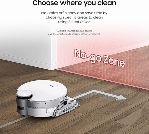 SAMSUNG Jet Bot AI+ Robot Vacuum Cleaner w/ Object Recognition, White (TESTED) - Picture 7 of 12