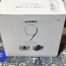 Auoshi S9S Axis Gimbal Drones With  Camera, Black With Broken Arm Parts Only