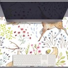 Desk Mat Top Large Pad Protector Home Mouse Keyboard 90x45 Forest animals