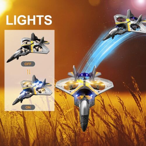 V17 2.4GHz RC Plane - Stunt-Ready Remote Control Drone for All Ages - Picture 8 of 10