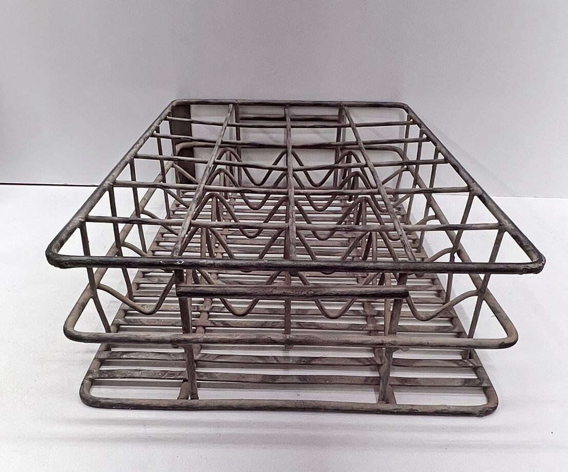 コカコーラ 金属製 小物入れ Vintage Metal Coke Soda Pop 24 Bottle Crate Carrier | eBay