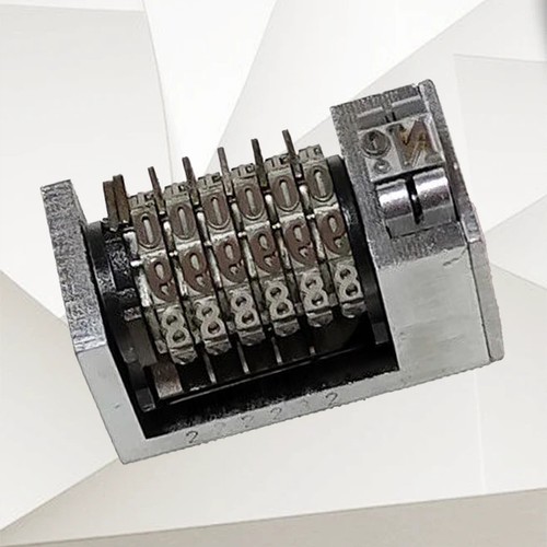6Digit 4X8 Roman Backward Printing Machine Mini Small Printer Numbering Machine - Picture 7 of 14