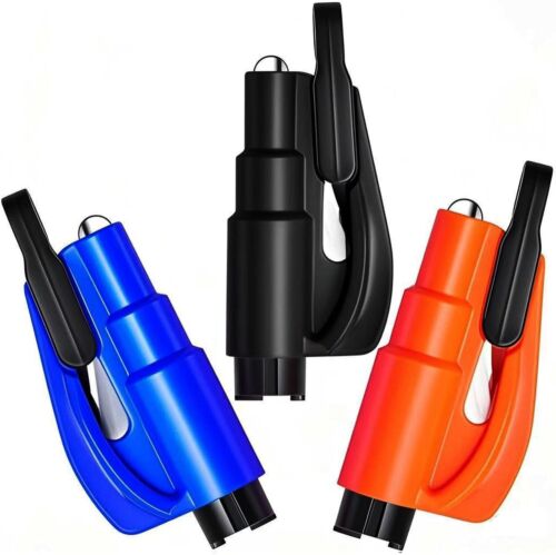 3PCS Car Emergency Window Glass Breaker Seatbelt Cutter Keychain, Family Rescue! - Picture 12 of 12