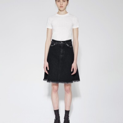 ACNE Studios Gisella Black Denim Skirt Size 36 RPP- 260$