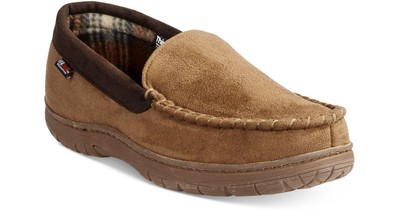 95 32 degrees men brown slip on moccasins memory foam 32 degrees slippers size chart