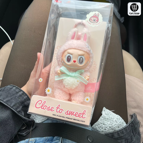 2025 Labubu Monsters Plush Doll Mokoko Sweetheart Series V1 Keychain Gift 17cm - Picture 4 of 10