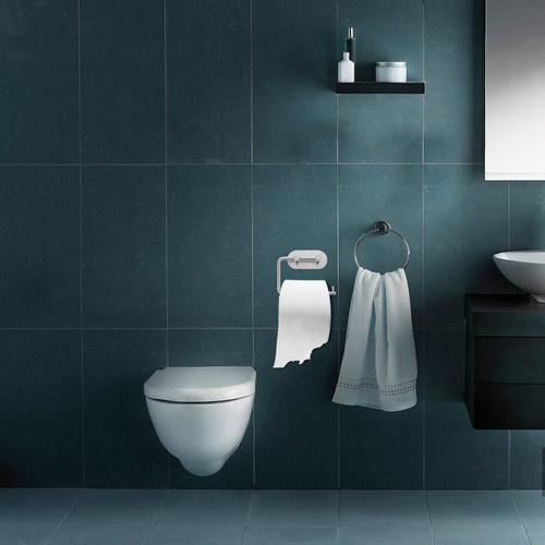 Nail-free Hook Tissue Holder Bathroom Paper Towel Dispenser Toilet - Picture 2 of 12
