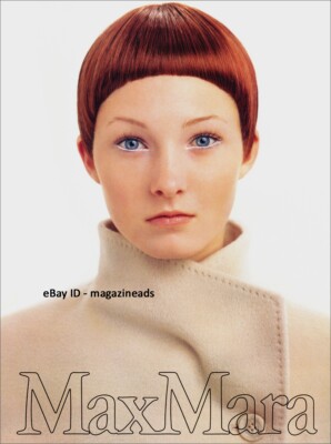 MAX MARA 5-Page PRINT AD Fall 1998 MAGGIE RIZER Richard Avedon BEAUTIFUL GIRL