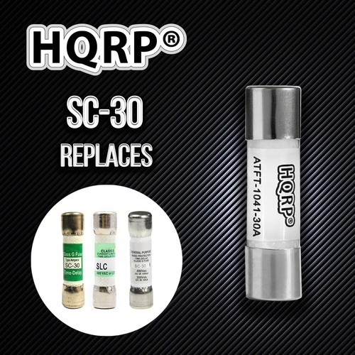 Spa Hot Tub Slow Blow Fuse, SC-30 Class G Time Delay 30A Fuse 480V Replacement - Picture 5 of 12