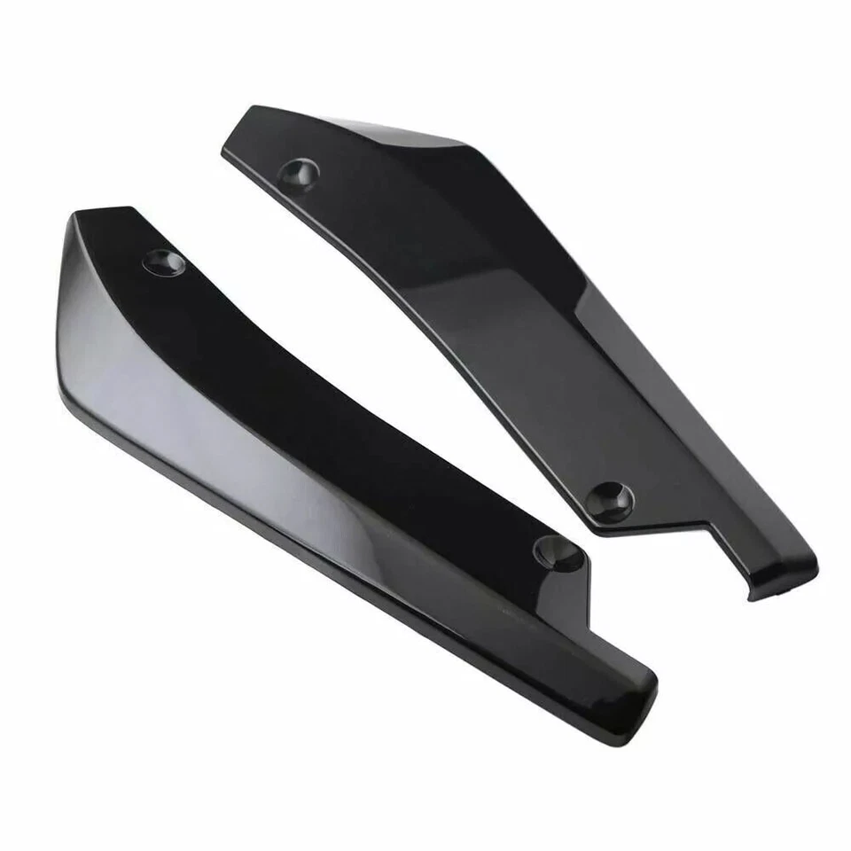 Divisor de alerón labial de parachoques trasero Racing Sport negro para BMW Serie 4 F32 F33 F36 Foto 4 de 4