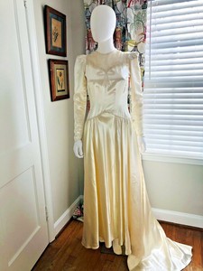 1940s wedding gown