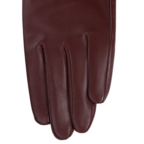 Women's Winter Genuine Leather Gloves Rex Rabbit Fur Warm Trim Cuff Velvet Lined - Picture 82 of 88
