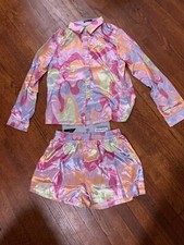 Womens Shein Pajama Set Outfit/ Large