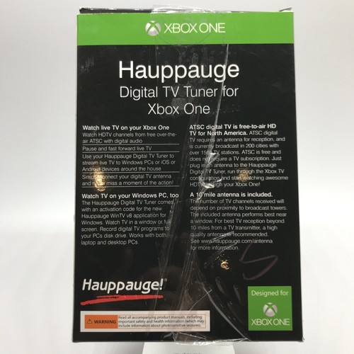 Hauppauge Digital TV Tuner für Xbox One 1578 Video Capture schwarz - Bild 3 von 4