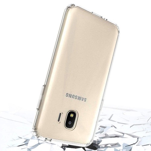 Clear Silicon TPU Back Cover Case for Samsung J2 Pro J250 2018 - Picture 2 of 2