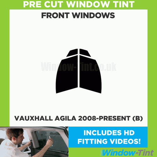 Pre Cut Car Window Tint for Vauxhall Agila 2008-present (B) Front Film Opel - Picture 2 of 10