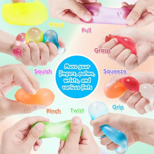 Fidget Toys Stress Ball for Kids 28pcs Cube Squishies Anxiety Stress Relief I... - Imagen 2 de 5