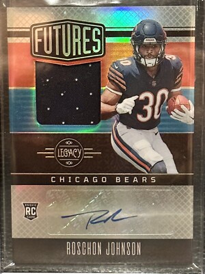 2023 Legacy Roschon Johnson 198/249 RPA Auto Chicago Bears RC FAPS-31