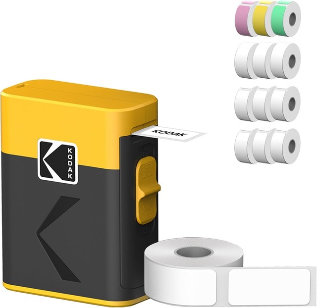 KODAK Label ERA M50 Etichettatrice Bluetooth Portatile Termica Kit con 12 Rotoli
