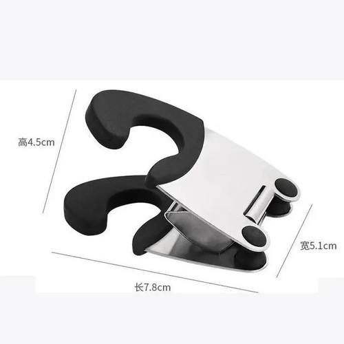 1pc, Pot Clip, Stainless Steel Pot Holder, For Spoon Rest Silicone - Bild 4 von 4
