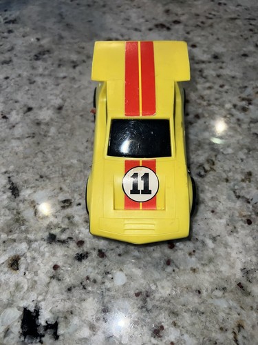 Mattel 1976 Power N Speed vintage yellow friction racer race car WORKS - Picture 2 of 8