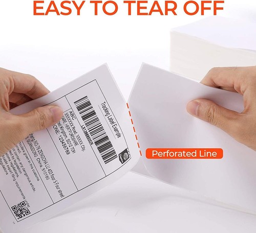 Thermal Direct Shipping Label 4x6 100x150mm 500 Labels Fan-Fold Stickers AUSPOST - Picture 2 of 4