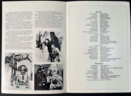 Star Wars Empire Strikes Back ORIGINAL UK Press Book + 1x Still 1980 - Picture 2 of 4