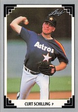 1991 Leaf  #292 Curt Schilling Houston Astros