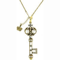 Butler & Wilson Vintage Crystal Key Shape Keyring/pendant Bw-n0097 Butler & Wilson Vintage Crystal Key Shape Keyring/pendant Bw-n0097