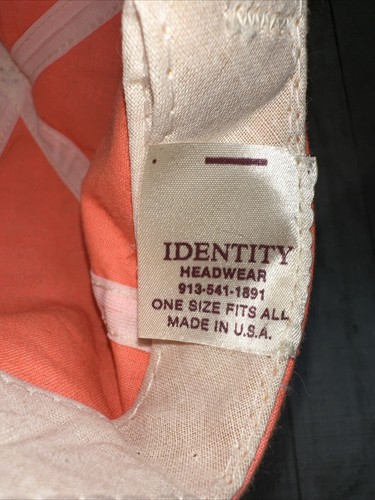 Super Rare Vintage 80S Chicago Bears Script Pink SnapBack Identity Headwear - Picture 11 of 14