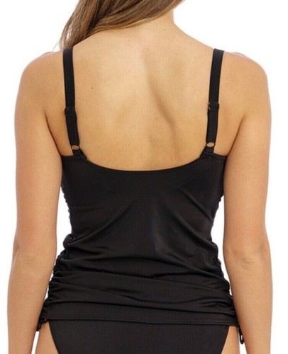 Fantasie East Hampton Tankini Top Black Size 34F 12 Underwired Bra Adjustable - Picture 11 of 12