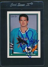 1991/92 O-Pee-Chee #272 Rob Zettler North Stars Signed Auto *C2329