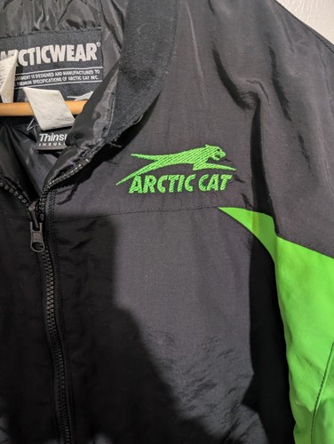 ARCTIC CAT ARCTICWEAR VTG Black Green Liner Jacket X Country 5220-363 Womens MT - Picture 3 of 16