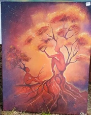 acrylic paintings, impressionism, expressionism, modernism, canvas