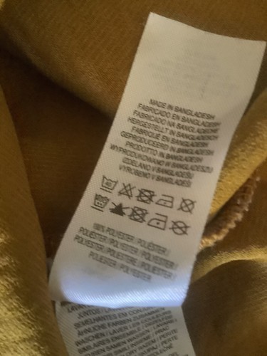 Primark Ladies Mustard Yellow Tunic Top A Generous Size 10 ( Also Suit size 12) - Picture 7 of 7