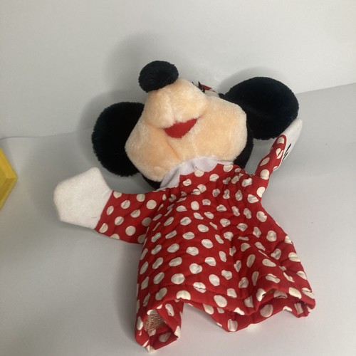 Vintage Minnie Mouse Hand Puppet Disneyland Walt Disney World 10" Toy Plush - Picture 7 of 7