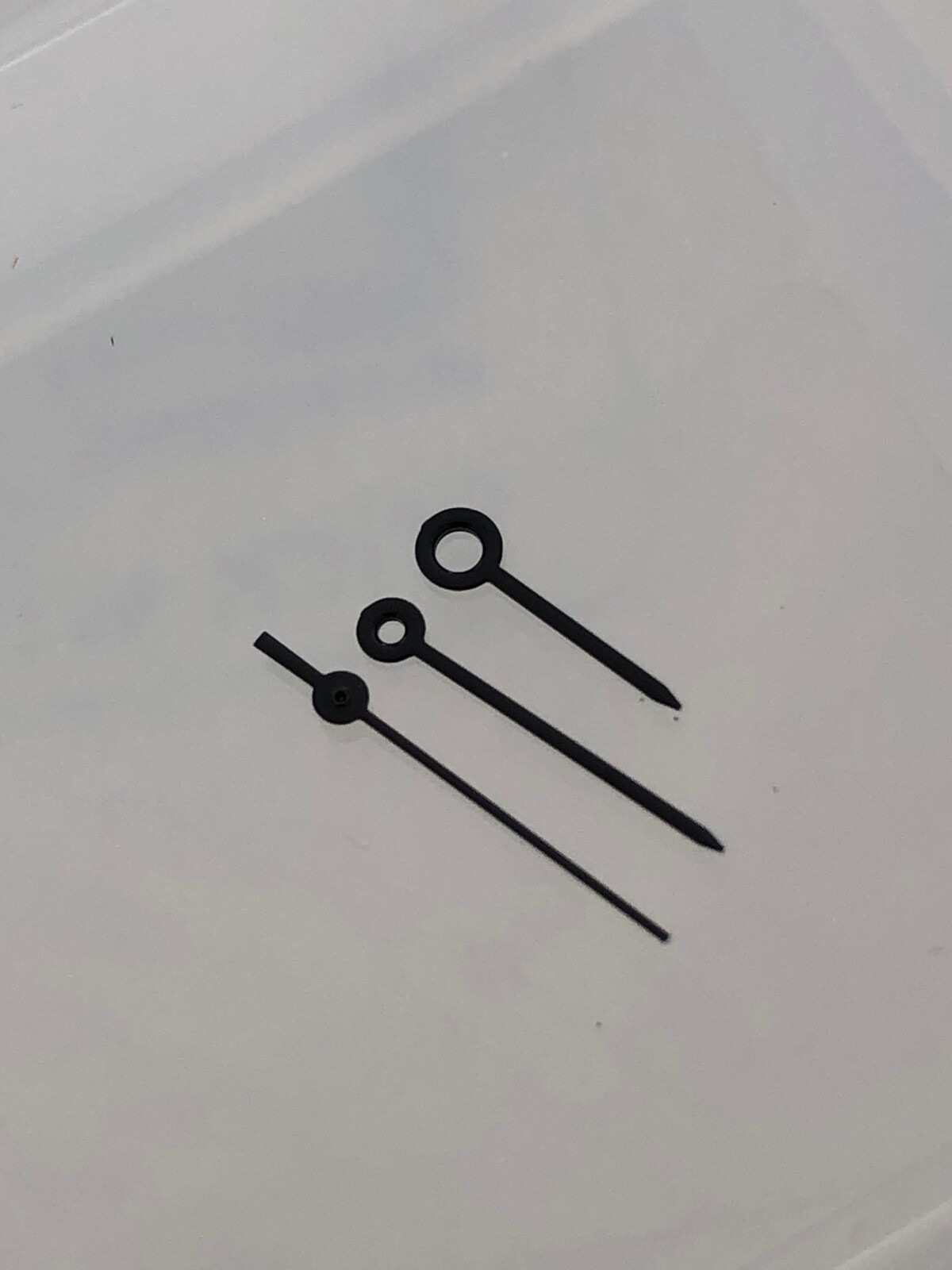 Small quartz watch hands (Hr/Min/Cs.) Dia. 1.2 x 0.7 x 0.17 3