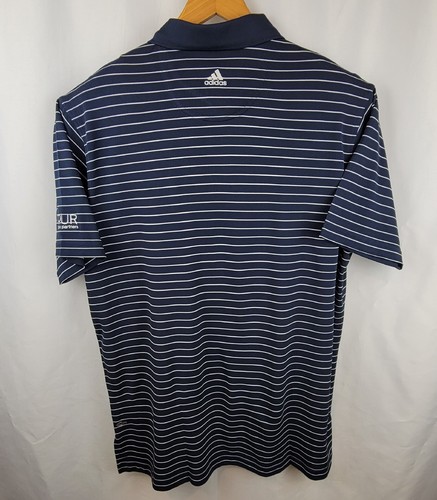 Adidas Polo Mangas Cortas Camisa Para Hombre Grande Azul Informal Camisa de Golf Nueva con Etiquetas ClimaCool - Imagen 2 de 9