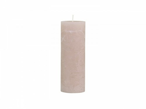 Dusky Pink Pillar Candles, Light Rose Rustic Chunky Church Candle, 9 Sizes - Picture 9 of 11