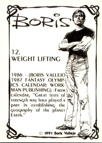 Boris Vallejo 1991 Comic Images Trading Card Complete Your Set You Pick Mini Art - Picture 25 of 181