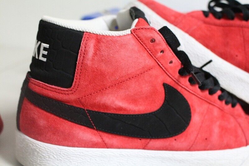 Nike Blazer Premium SB Sport Red Black White 314070-601 Men US 11 Size