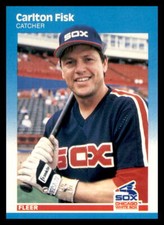 1987 Fleer #496 Carlton Fisk Chicago White Sox